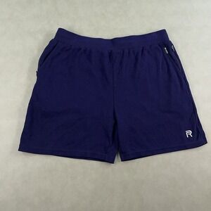 Ryker Lined Shorts Organic Cotton Merino Wool Liner Men Size XL 5" Inseam Navy